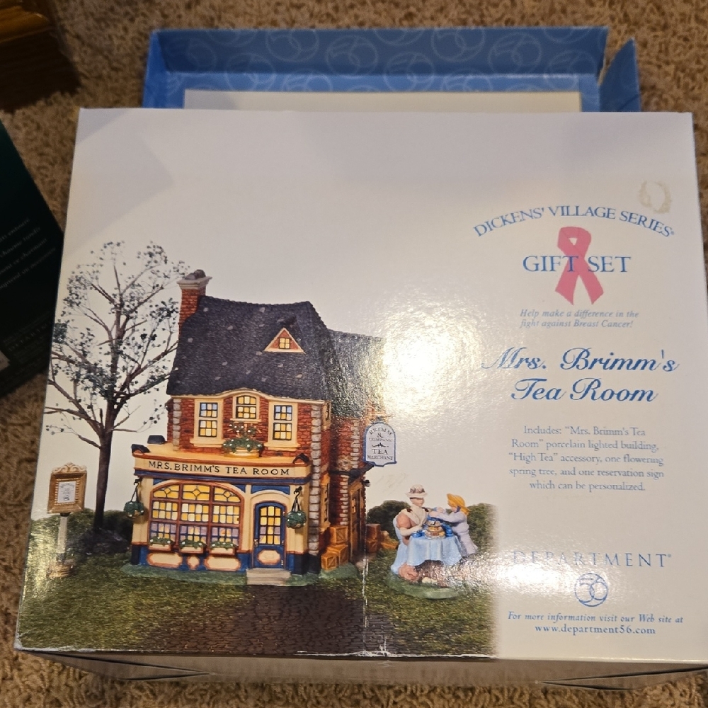 Department 56 Dickens' Village Mrs. Brimm's Tea Room
